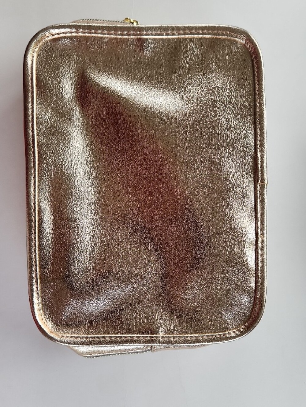 Lancôme Metallic Rose Gold Cosmetic Case - New Without Tag - Picture 6 of 7